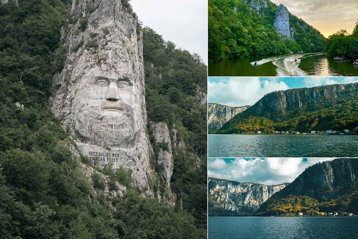 The statue of Decebalus | County of Mehedinti